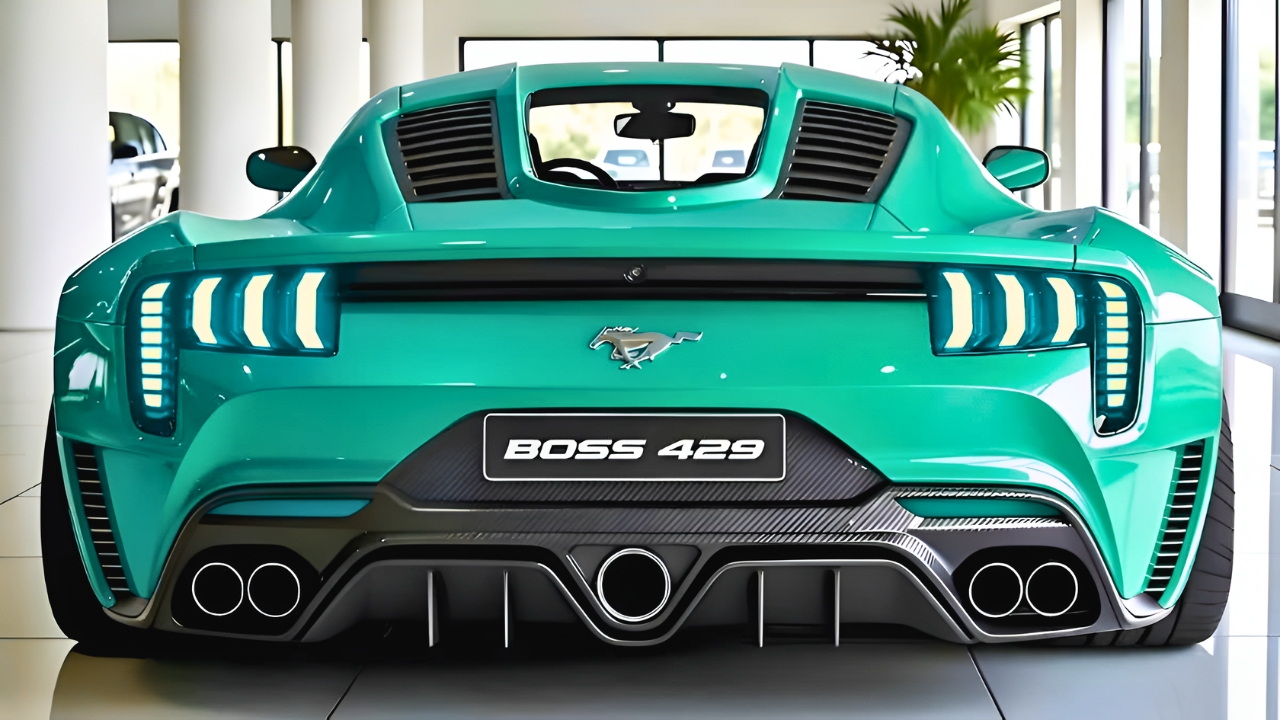 Nuevo Ford Mustang Boss 429 2026 – Concept Deportivo Moderno e Impactante